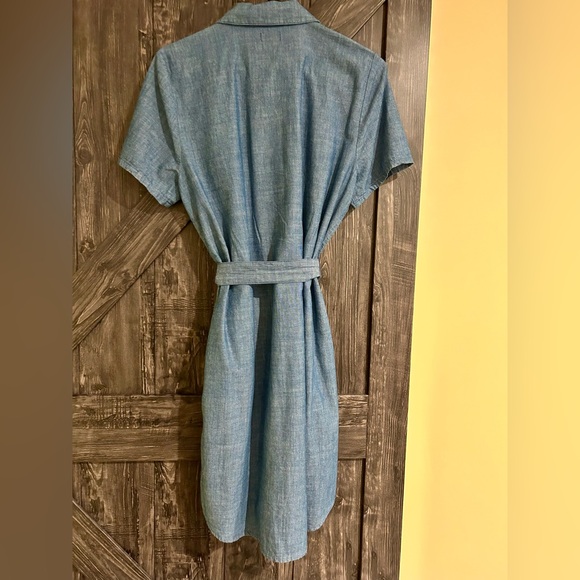 J. Crew Light Blue Midi Dress - Picture 4 of 5